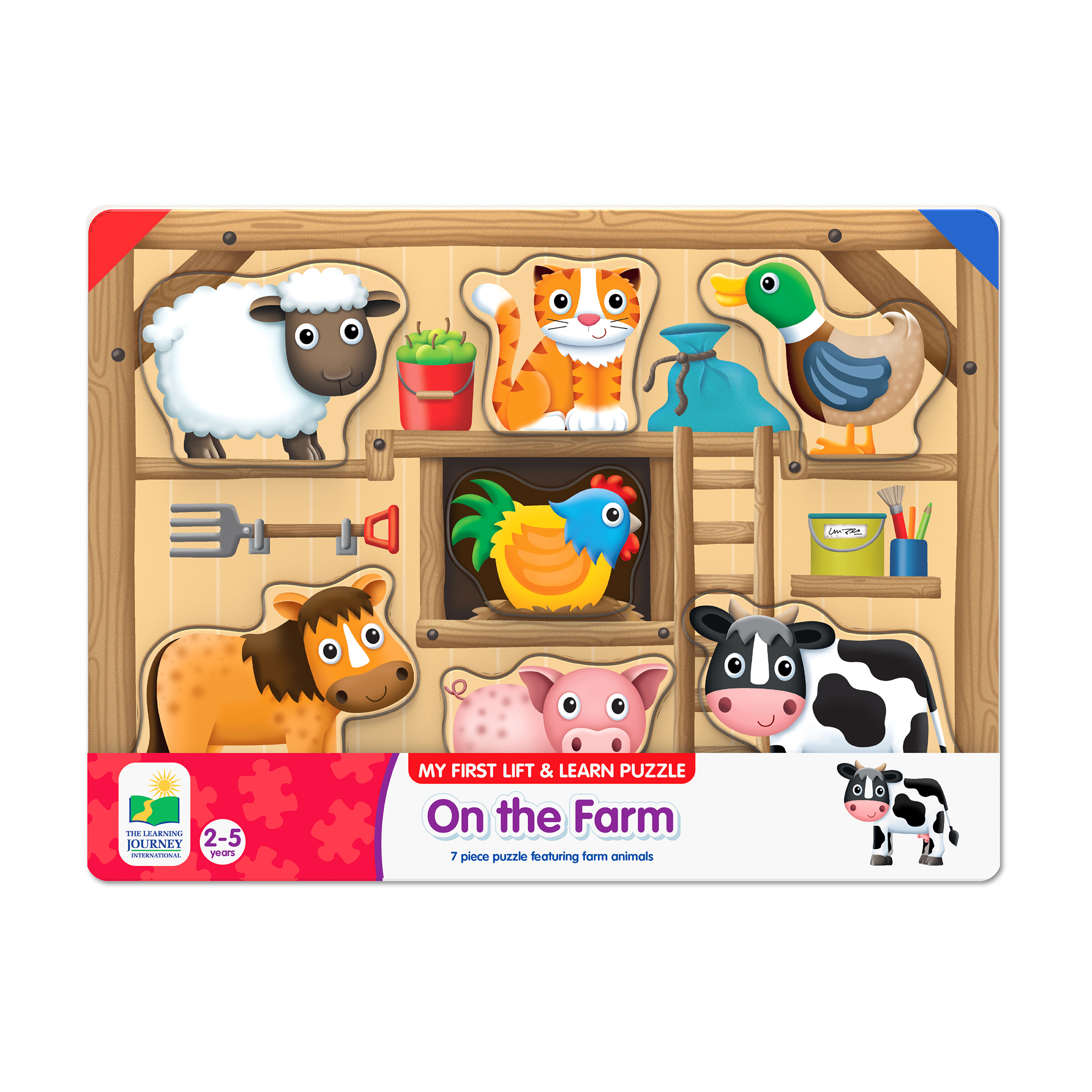 New - The Learning Journey My First Lift & Learn Puzzle - On the Farm: 7 Pcs main product image