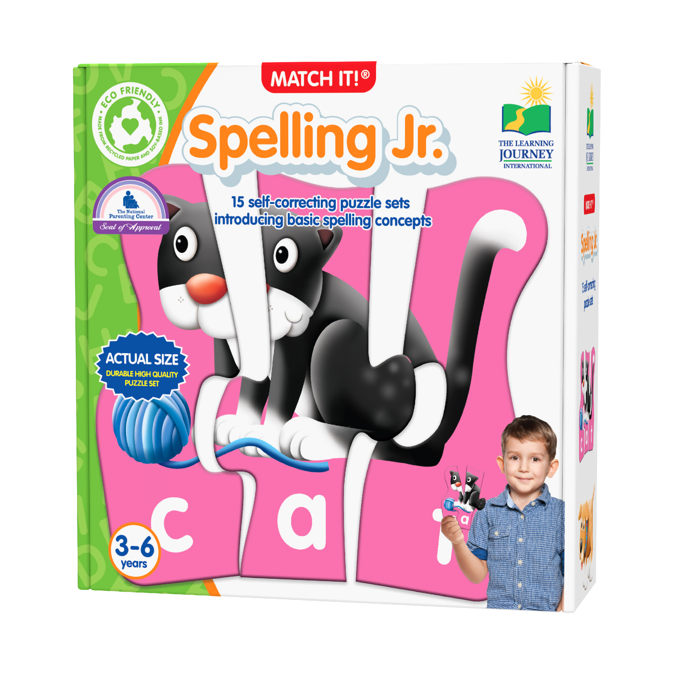 New - The Learning Journey Match It! - Spelling Jr. - Ages 3-6 | 1+ players main product image