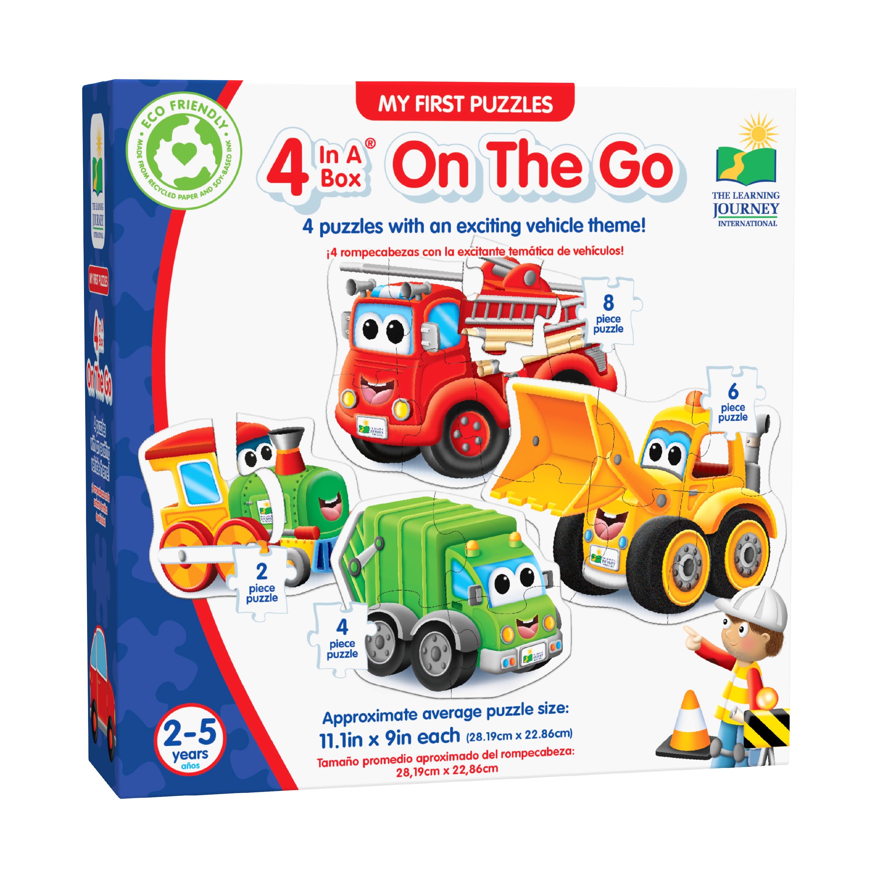 New - The Learning Journey My First Puzzles - 4 In A Box - On The Go: 20 Pcs main product image