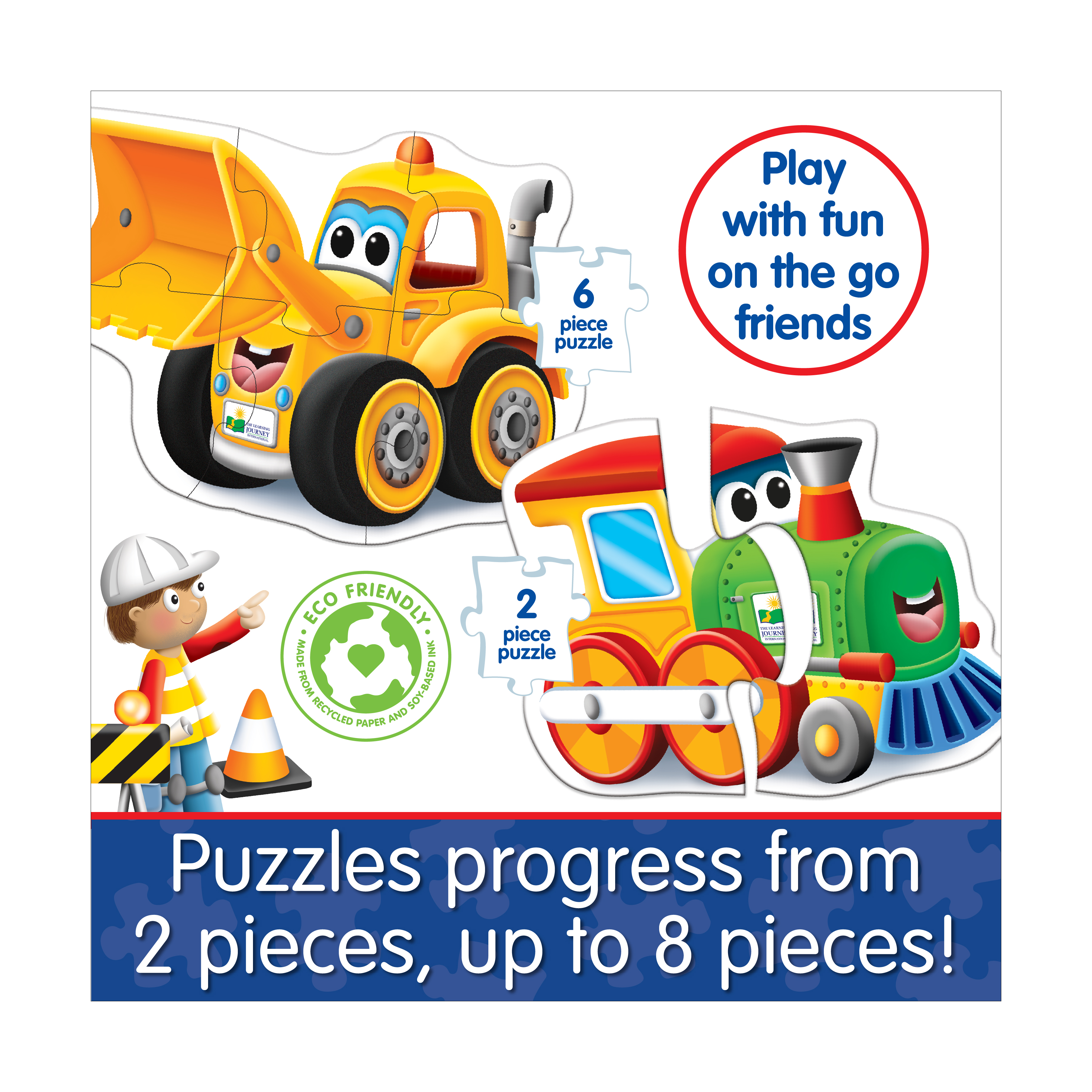 New - The Learning Journey My First Puzzles - 4 In A Box - On The Go: 20 Pcs product image view 3