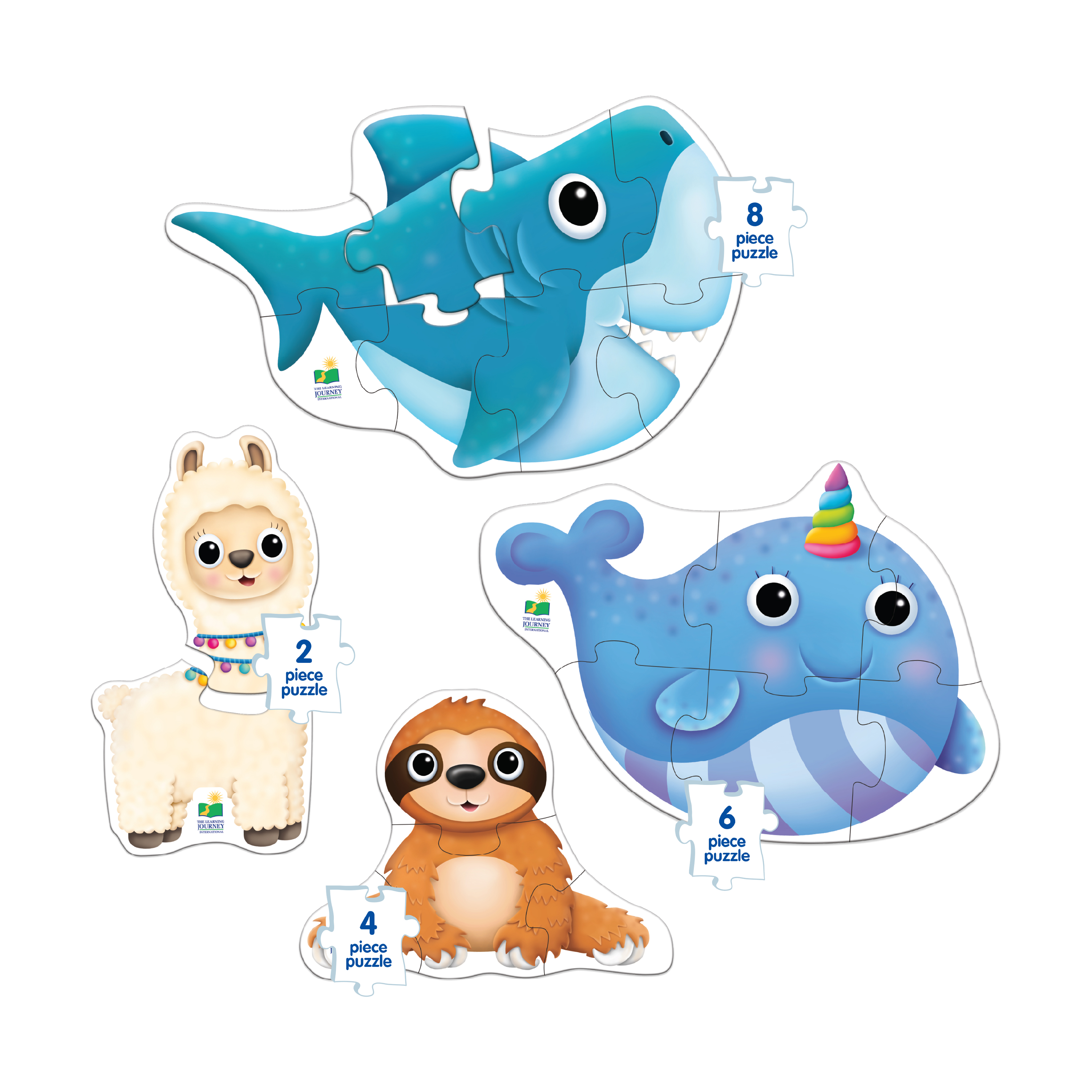 The Learning Journey My First Puzzles - 4 In A Box - Animal Friends: 20 Pcs product image view 2