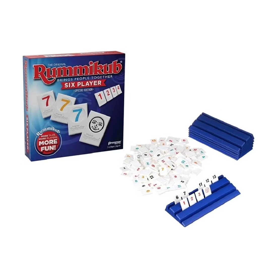 New - Pressman Toy The Original Rummikub - Six Player Special Edition - Ages 8+